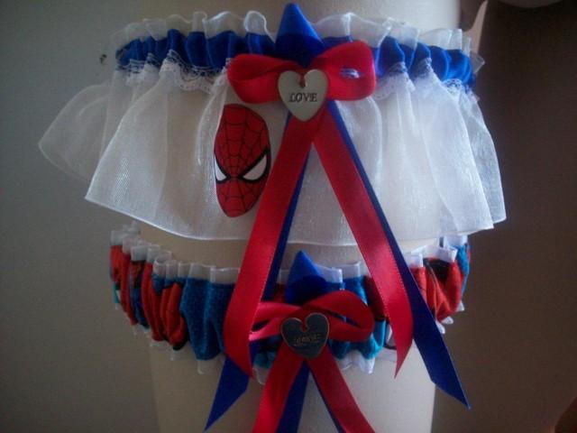 Spiderman Wedding Garter Set