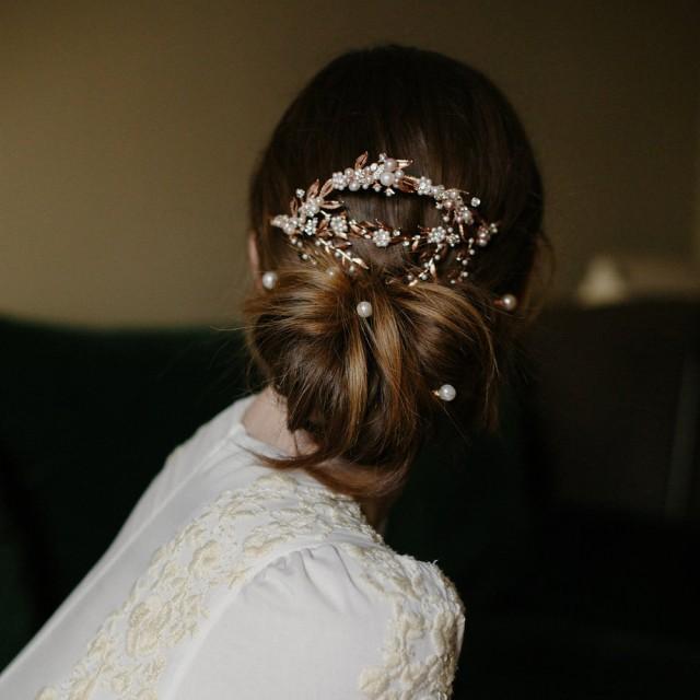 Bridal mantilla decorated hair comb - Adelaide No. 2147