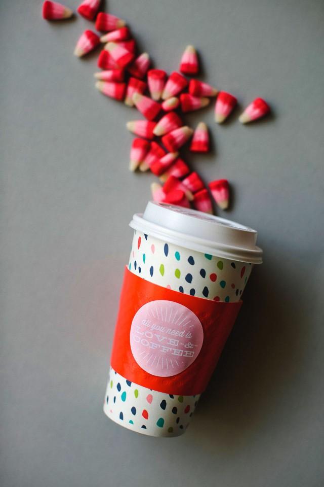 Valentine's Day Coffee Sleeves Free Printable Weddbook