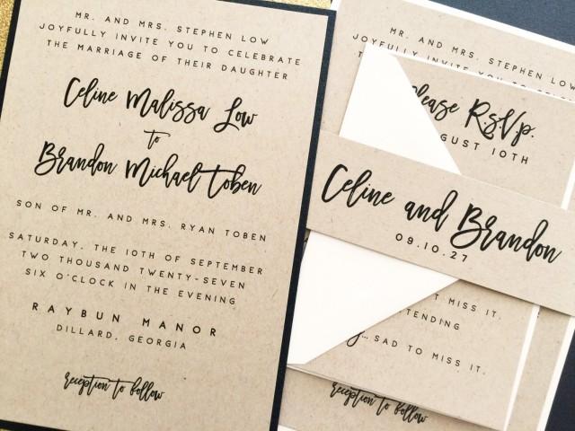 Wedding Invitation Invite Kraft Invitations Rustic Suite Layered Stacked Belly Bands 2665184 Wedding Invitation Invite Kraft Invitations Rustic Suite Layered Stacked Belly Bands 2665184