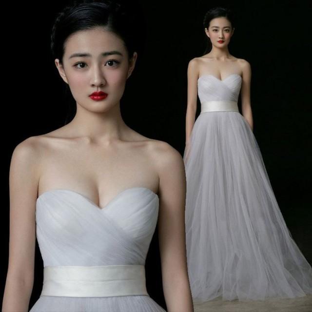 wedding photo - Elegant Wedding Dress Sweetheart Tulle Pleat Off The Shoulder Wedding Dress Prom Dress