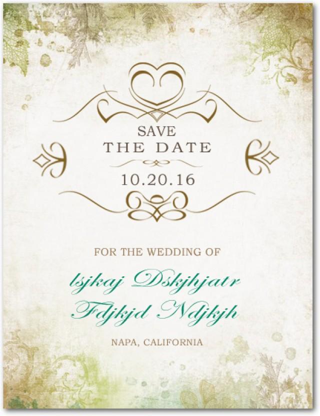 wedding photo - Confer Medals Save The Dates Cards HPS037