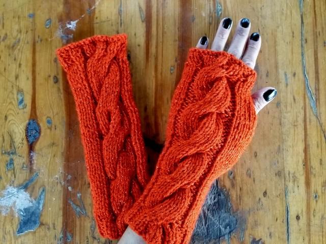 Knitted Arm Warmer, Fingerless Women, Women Knit Gloves, Fingerless Accessories, Hand Knitted Gloves, Women Crochet Gloves, Scarlet Gloves