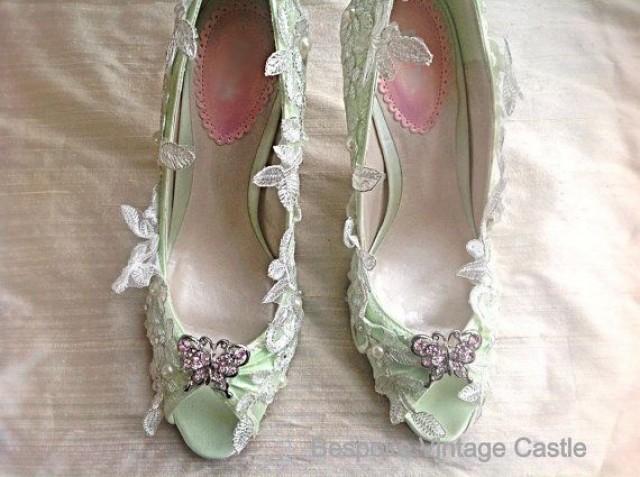 Wedding Shoes Shoes, Bridal Shoes, The Bride,wedding, Shies For The Bride, Bridesmaids Shoes, Shabby Chic, Marie Antoinette