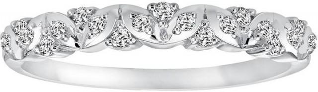 Simply Vera Vera Wang 14k White Gold 1/7-ct. T.W. Diamond Wedding Ring