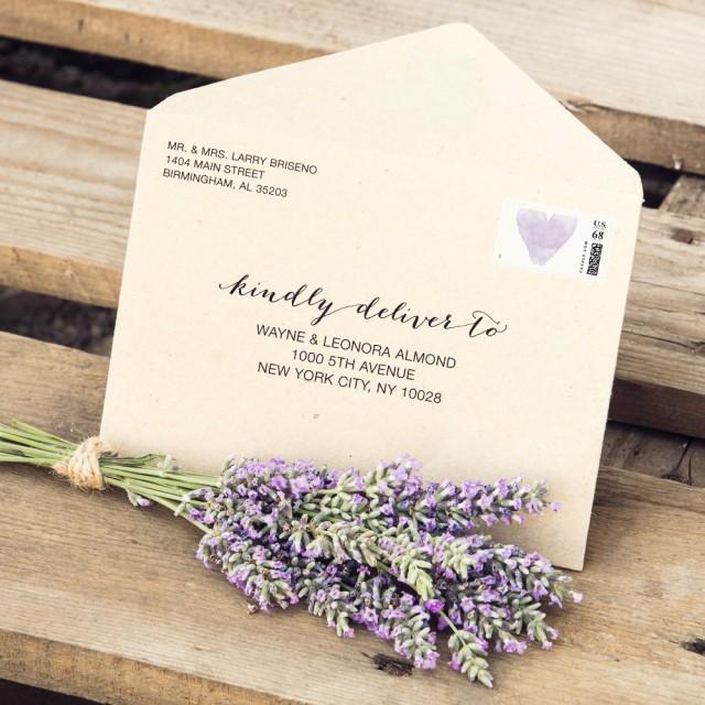 wedding photo - Wedding Envelope Templates Fit 3.5x5" Cards, Editable Custom Envelope Templates, Response Card, Printable Wedding Envelope Template,  - $6.50 USD