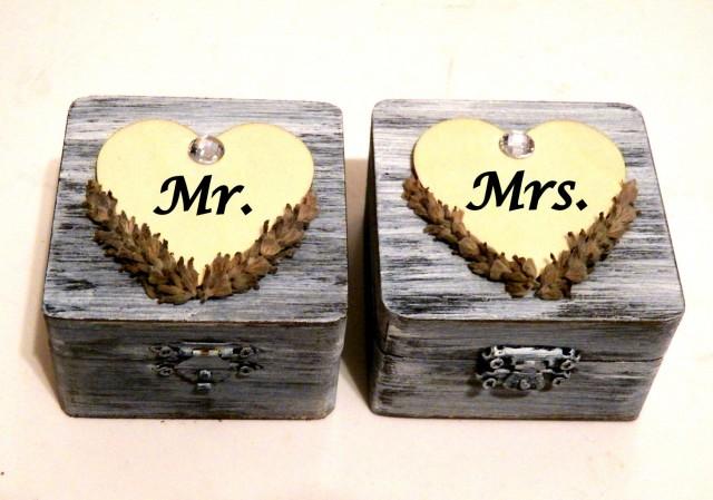 wedding photo - Personalized Proposal Box, Bride Ring Box, Wedding Ring Box, Bride Groom Box, Mr Mrs Ring Box, Personalized Couple Ring Box, Mr Mrs Box - $39.00 EUR