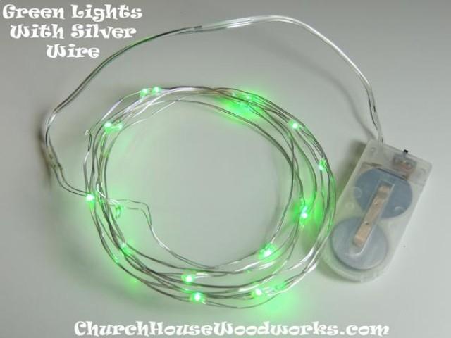 wedding photo - Green Battery Fairy Lights LED Battery Operated Rustic Wedding Lights Bedroom Lights