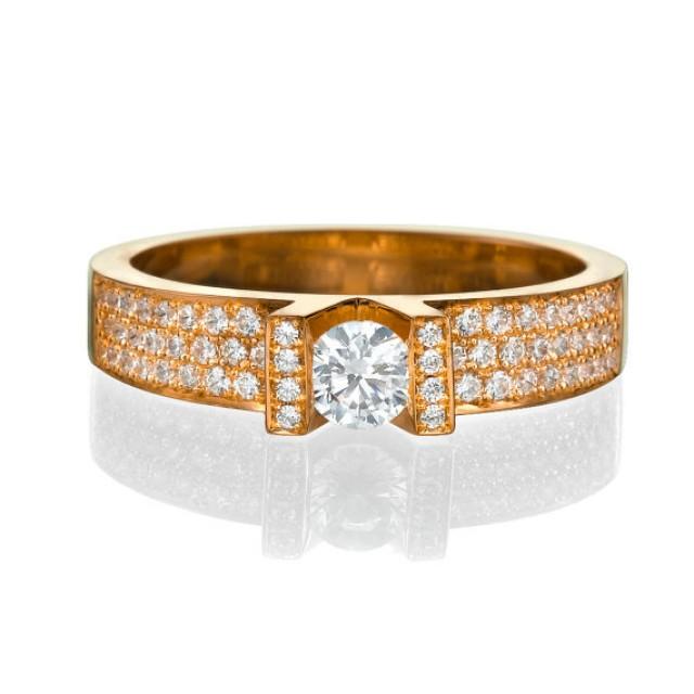 wedding photo - Engagement ring - Promise ring - Statement ring - Wedding ring - Diamond ring - Rose gold ring - Bridal ring - 14k gold ring