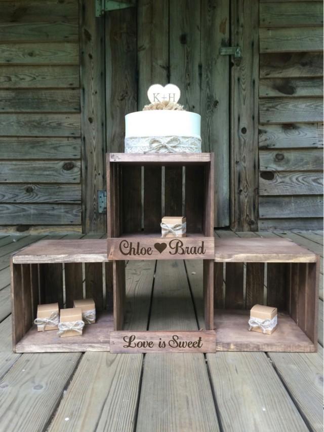 rustic wedding cupcake stand crate cupcake stand wood cupcake stand