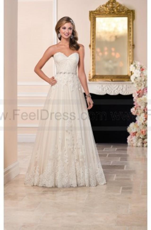 wedding photo - Stella York Tulle Wedding Dress With Sweetheart Neckline Style 6210