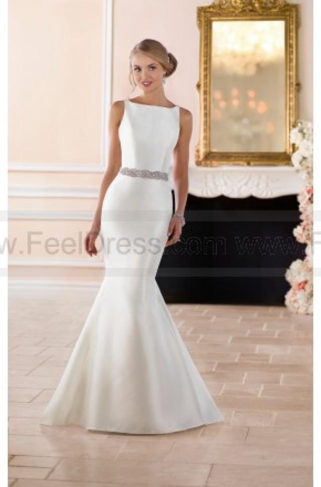 wedding photo - Stella York Ball Gown Modern Keyhole Back Wedding Dress Style 6386
