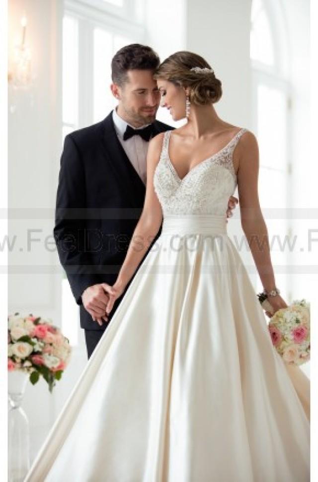 wedding photo - Stella York Ball Gown Wedding Dress With Sash Style 6447