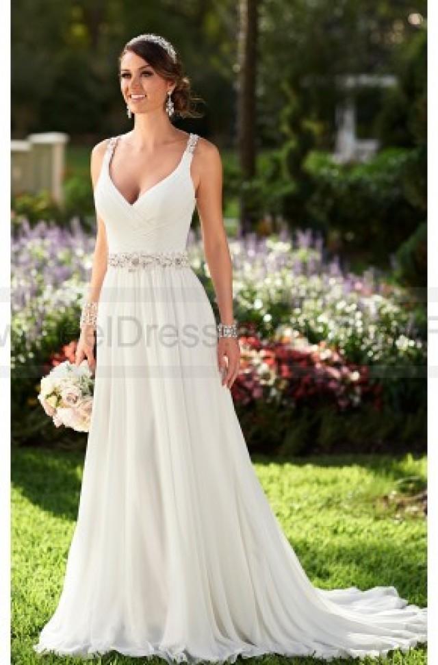 wedding photo - Stella York Chiffon Wedding Dresses Style 6018