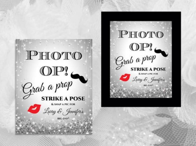 wedding photo - DIY Printable Wedding Photo Booth Prop Sign Template 