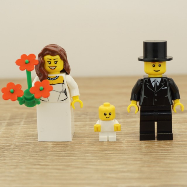 Lego wedding hot sale figures