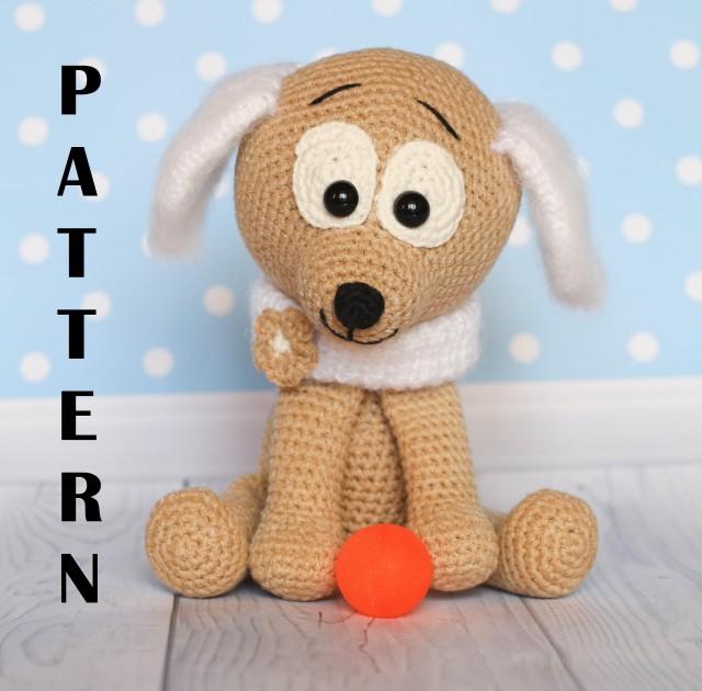 PATTERN Crochet Dog Pattern, Amigurumi Puppy Pattern ...