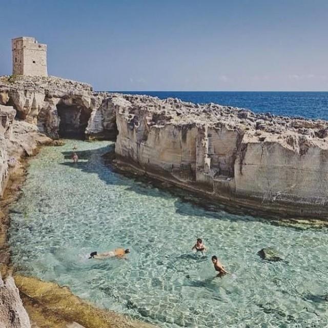 wedding photo - Natural Pool in the Mediterranean