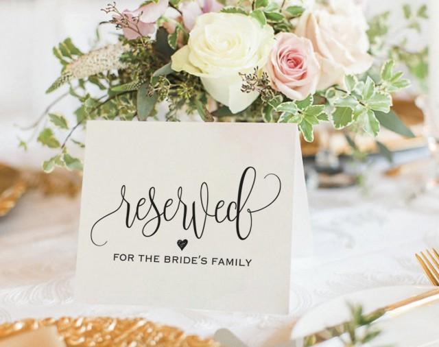 Reserved Printable Wedding Sign Table Reserved Printable Wedding Sign Table Template Pdf Instant Bpb203 42 2776815 Weddbook