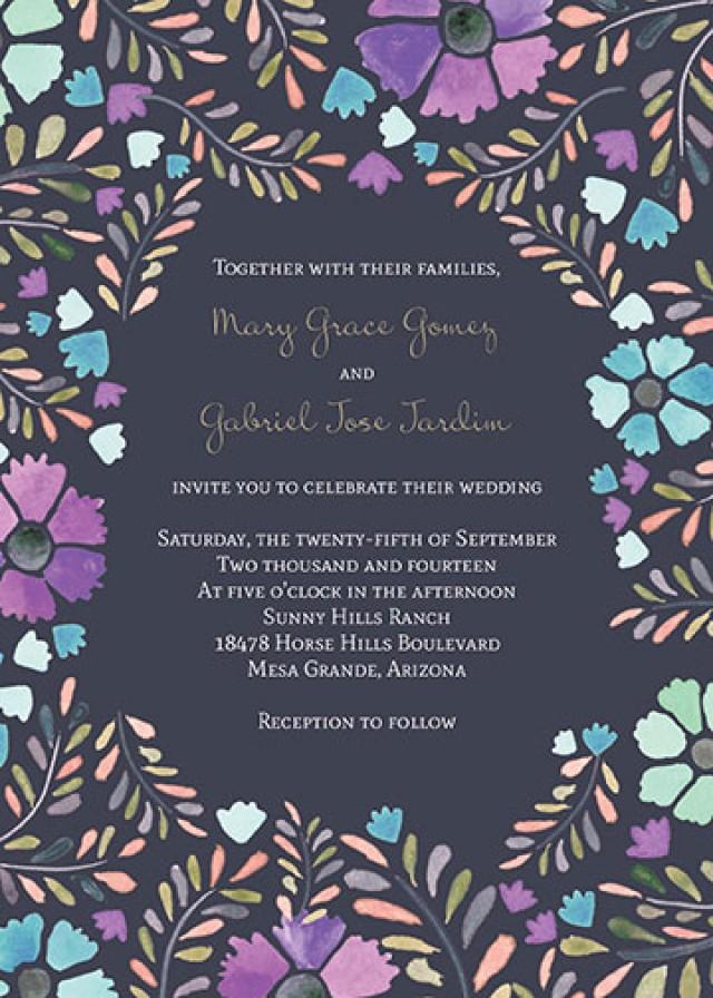 wedding photo - Beautiful Wedding Invitations designed by Oubly
