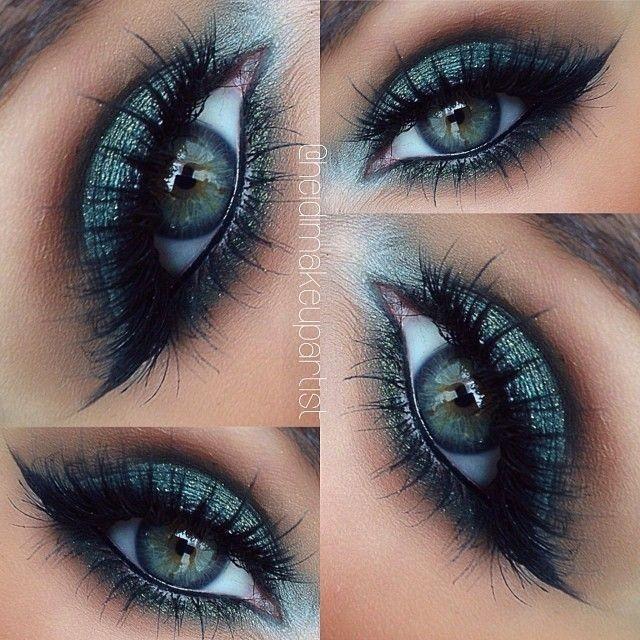 Shimmery Green Eyeshadow