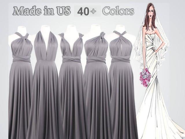 Silver gray clearance infinity dress