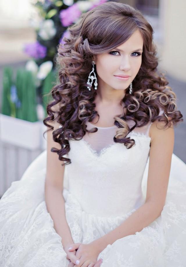 Glamorous Wedding Hairstyles With Curls