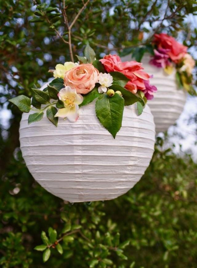 DIY Flower Paper Lanterns Tutorial