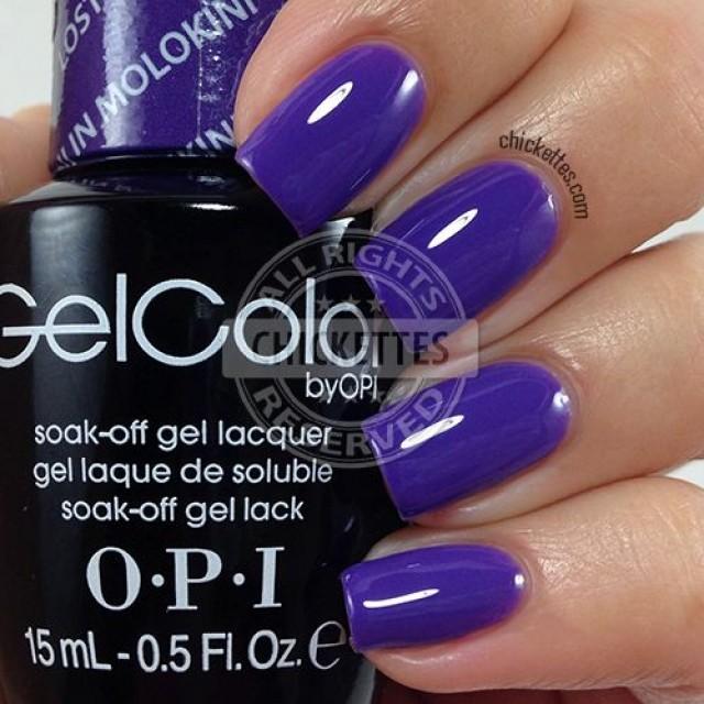 OPI GelColor Hawaii Collection - Lost My Bikini In Molokini - Chickettes.com 