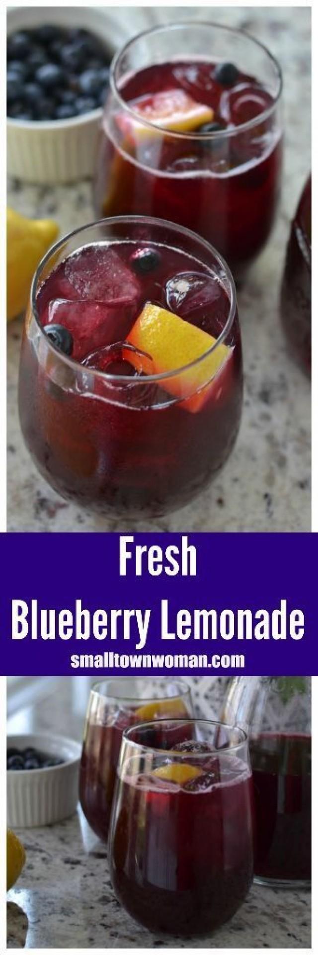 Fresh Blueberry Lemonade 