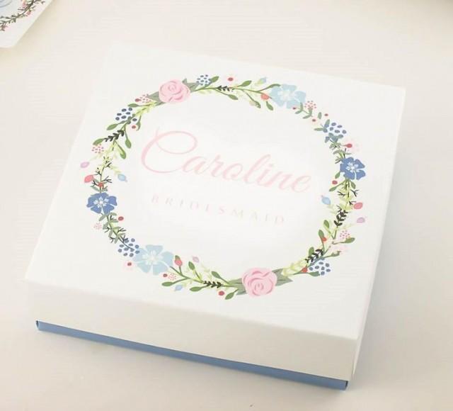 Personalized Bridesmaid Presents Box