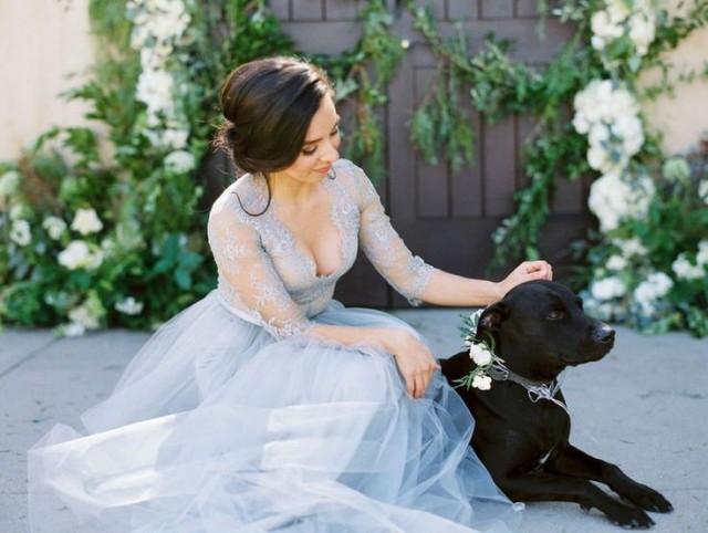 Bride   Dog Wedding Photo Idea - Wedding Dog {Los Robles Greens} 