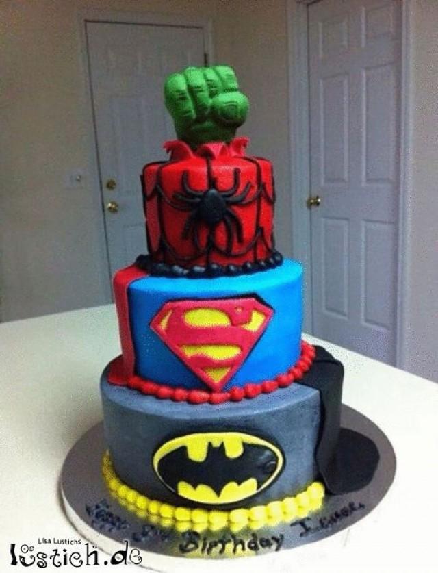 Superhelden Kuchen 
