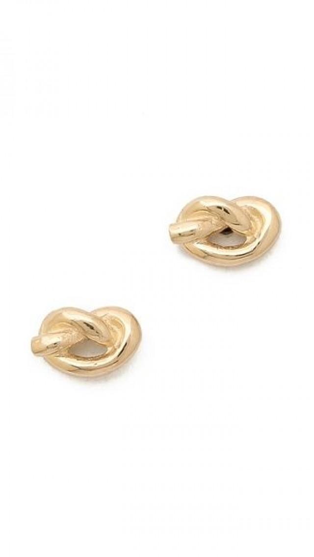 Love Knot Stud Earrings / Ariel Gordon Jewelry 