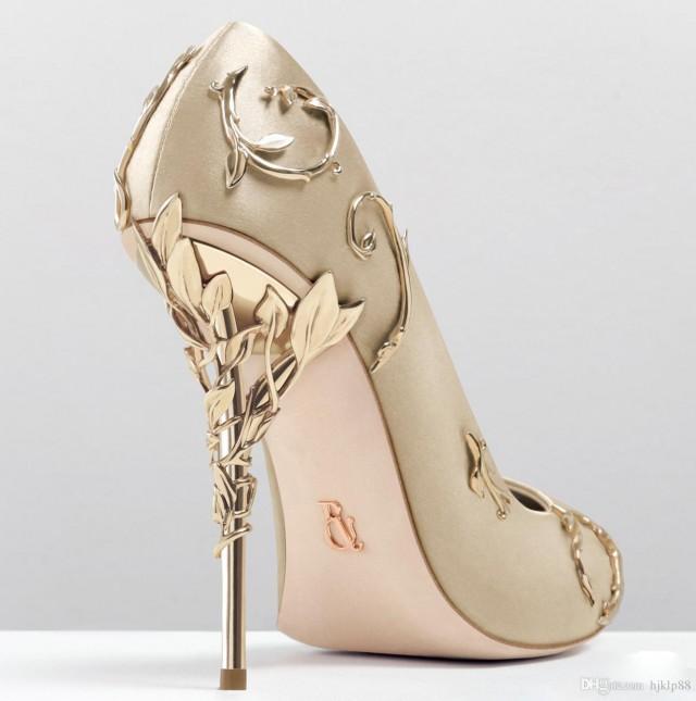 Ralph & Russo Pink/Gold/Burgundy Comfortable Designer Wedding Bridal Shoes Silk Eden Heels Shoes For Wedding Evening Party Prom Dress Shoes Wide Wedding Shoes Womens Special Occasion Shoes From Hjklp88, $73.17
