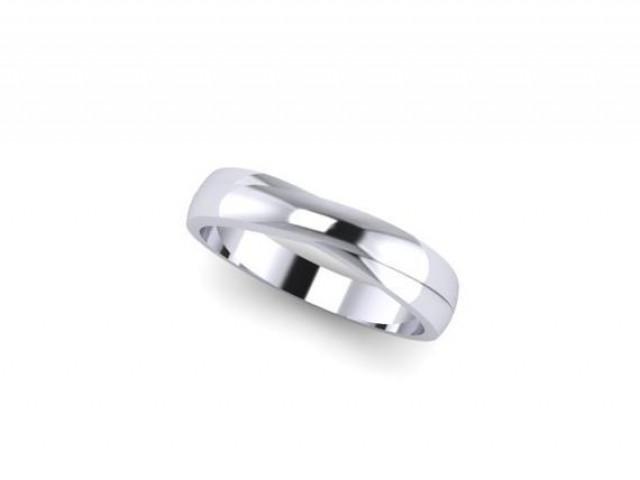 wedding photo - Mens Wedding band made in your choice of 14k solid white, yellow, or rose gold
