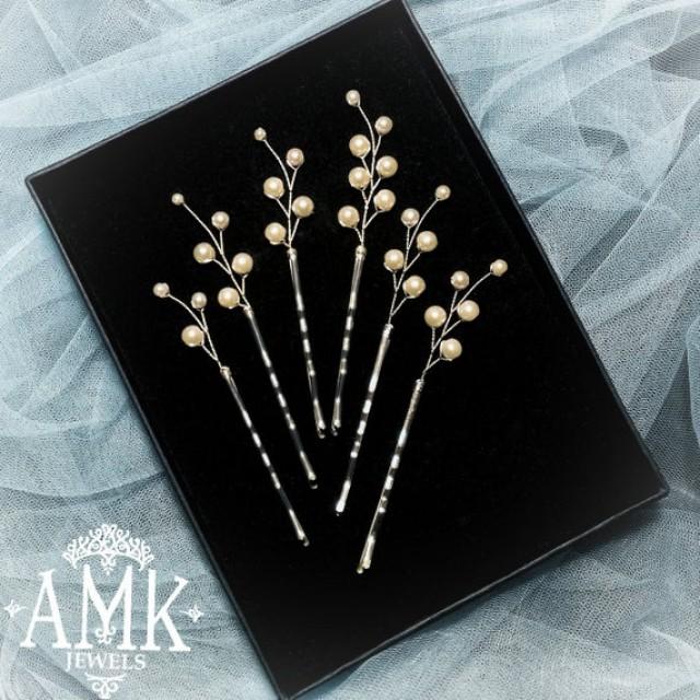 wedding photo - Set of hair pins, set bridal pins