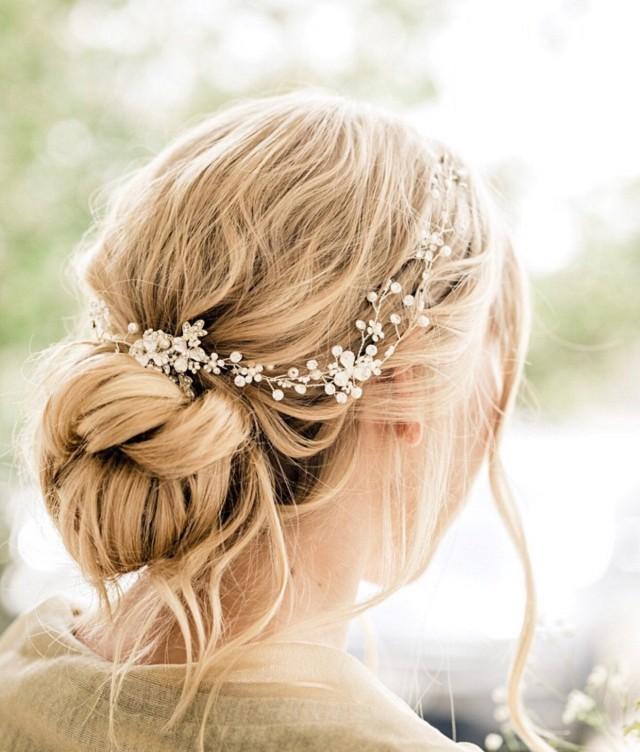 Delicate Gold Hair Vine Wedding Hair Accessory Wedding Hair