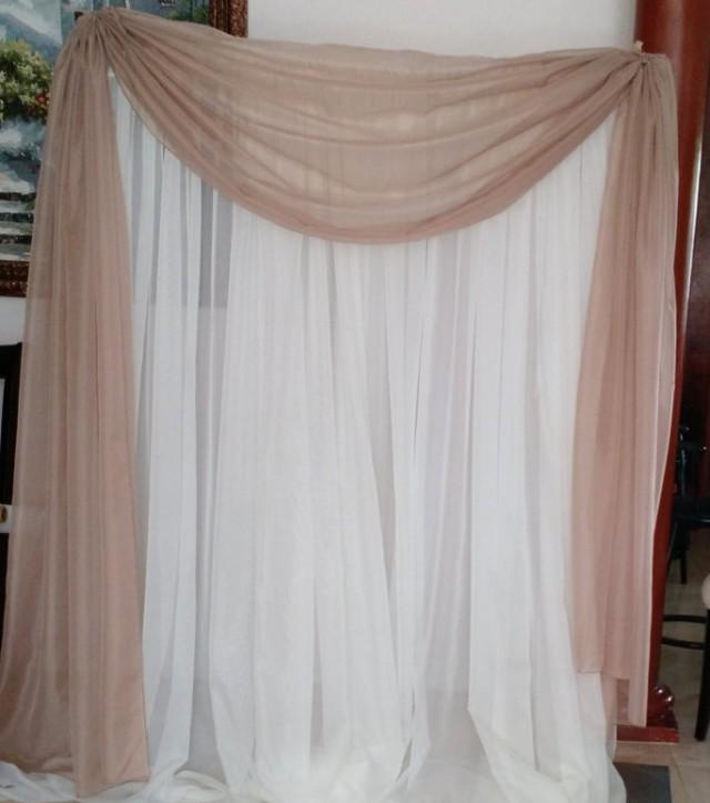 Scarf or Balance for drapes, windows 56&quot; in for any length you need. Sold by feet. Free shipping in orders over 35.00Many colors to choose.