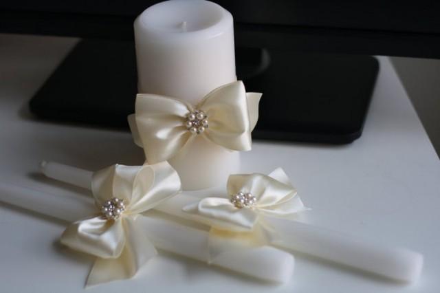 wedding photo - Ivory Unity Candles