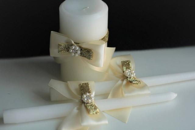 wedding photo - Gold Wedding Candles