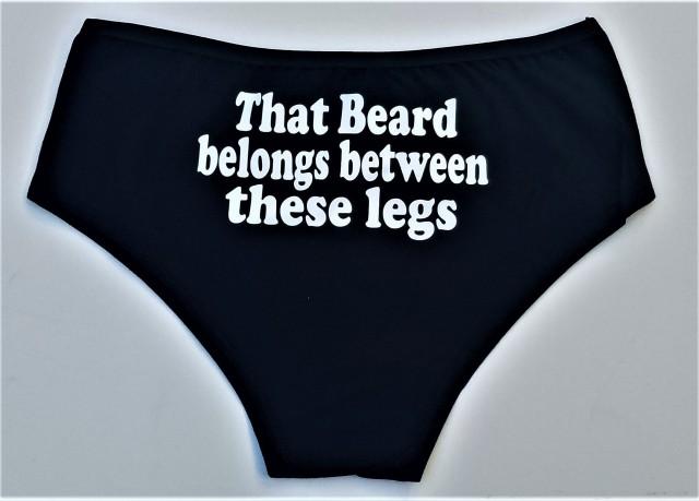 Personalized Lingerie That Beard Belongs Between These Legs Funny