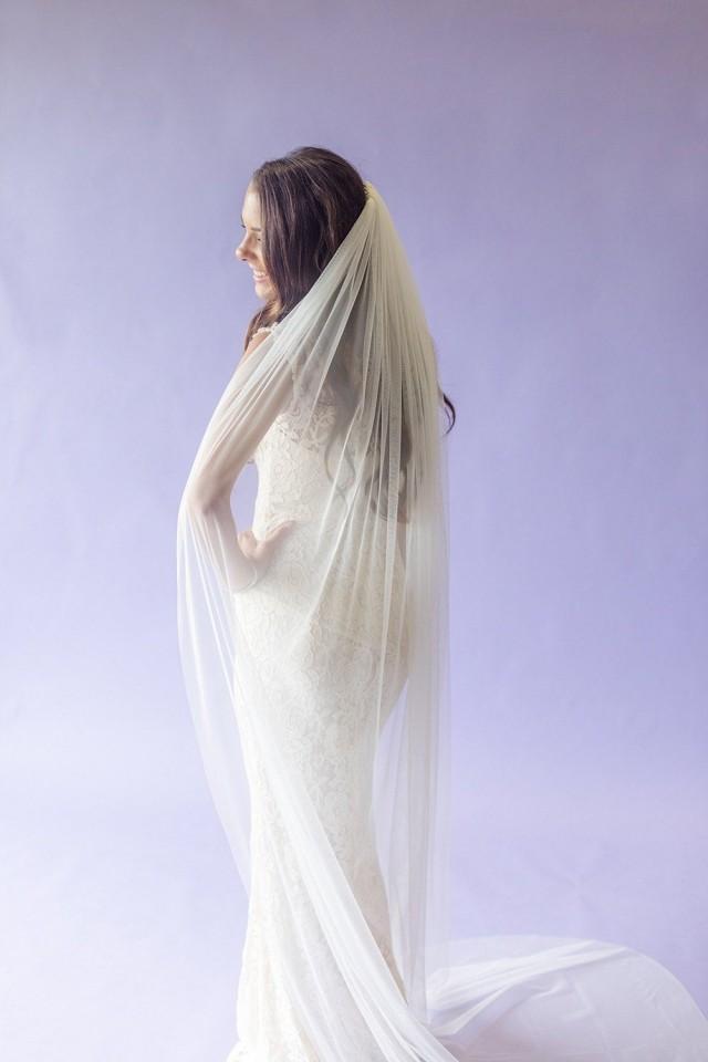 Very Soft Wedding Veil- English Net
