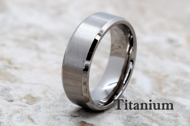 Titanium Ring, Titanium Band, Titanium Wedding Band, Men&#39;s Wedding Ring, Men&#39;s Ring, Titanium Wedding Ring, Personalized Ring, Titanium