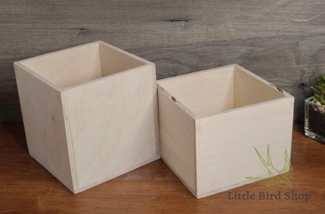 Unfinished Wood Box 