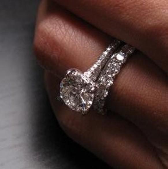 wedding photo - Luxry Diamant-Hochzeit Ringe