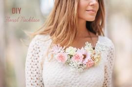 Wedding - DIY: Floral Necklace