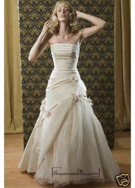 Wedding - Beautiful Elegant Exquisite Taffeta A-line Wedding Dress In Great Handwork