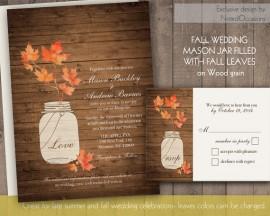 Wedding - Fall Wedding Invitations 