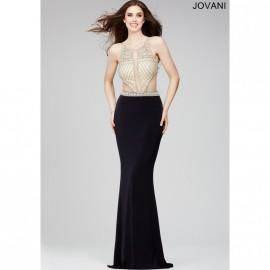 Wedding - Jovani Black Sleeveless Prom Dress 31412 -  Designer Wedding Dresses
